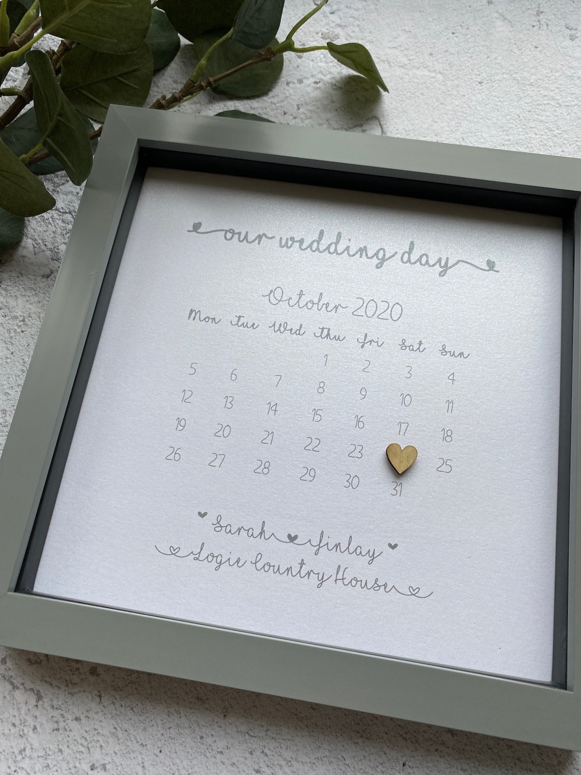 Calendar Photo Frame