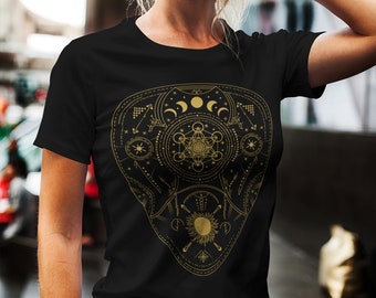 Metatron's Cube | Sacred Geometry T-Shirt | Tank Top | 3/4 Raglan Shirt | Sun & Moon | Alchemy | Flower of Life | Spirituality | Gift