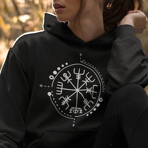 Vegvisir the Viking Compass Norse Pagan Symbol Unisex Heavy Blend ...