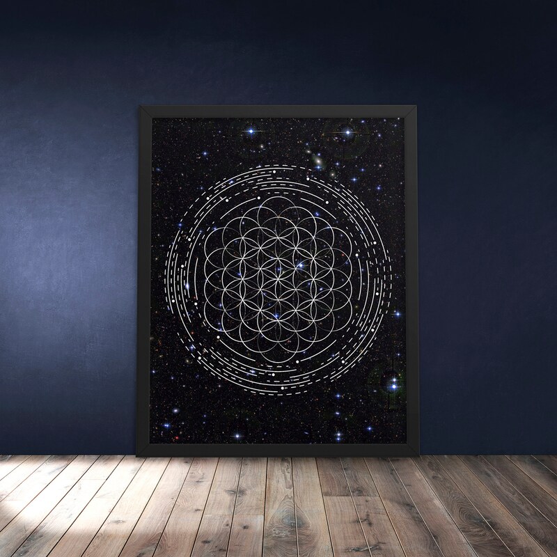 Sacred Geometry Wall Art - Etsy