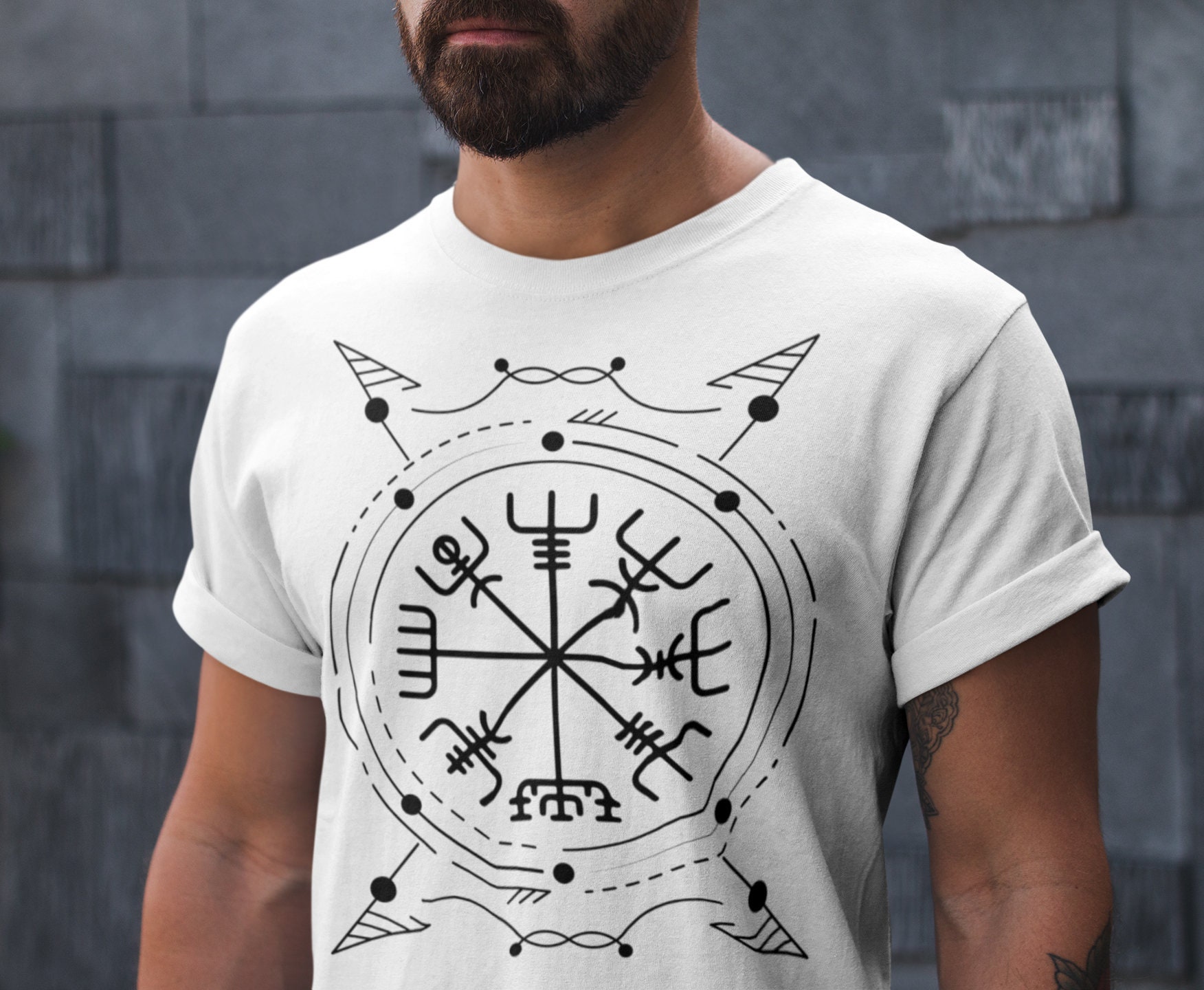 Vegvisir the Viking Compass Norse Pagan Symbol Viking | Etsy