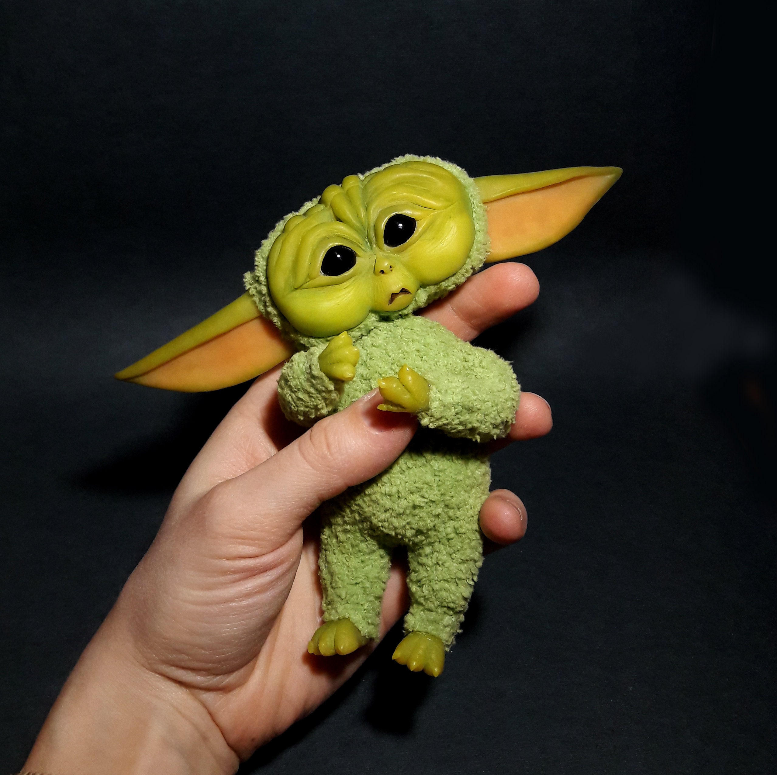 Green alien toy Plush toy baby alien master crochet dolls | Etsy