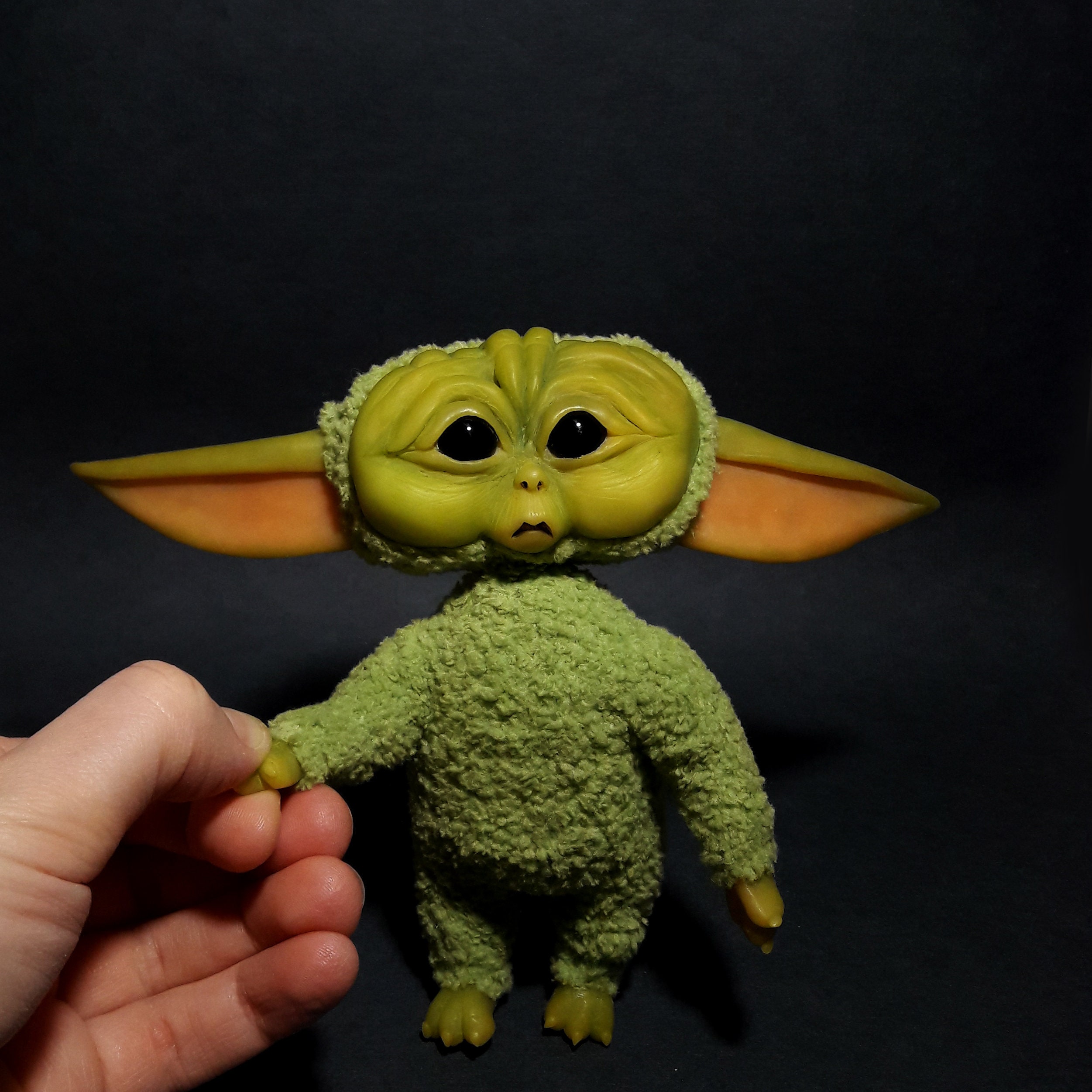 Green alien toy Plush toy baby alien master crochet dolls | Etsy