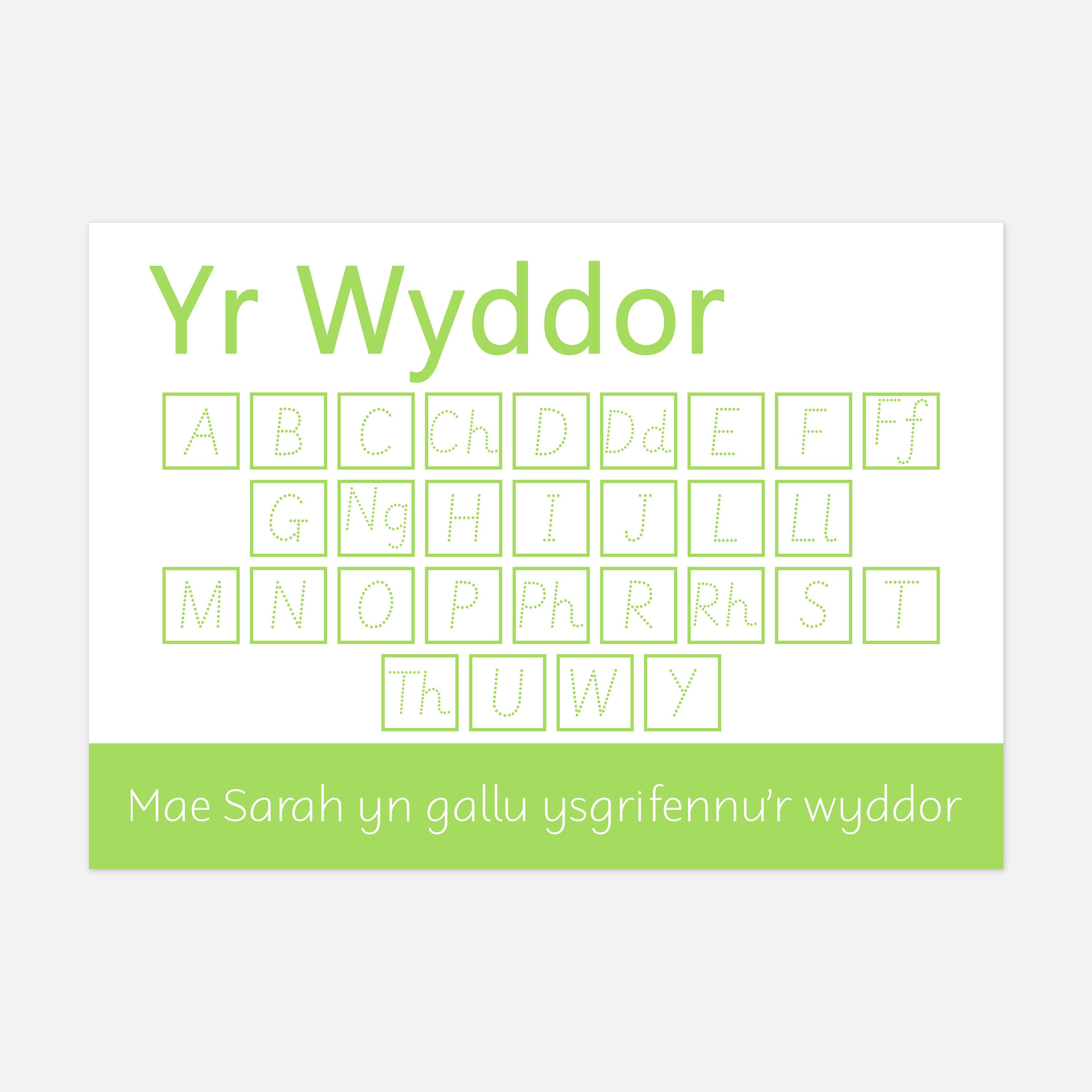 Welsh Mat Welsh Alphabet Learning Mat: Wipe Clean, Uppercase Letters - Etsy UK