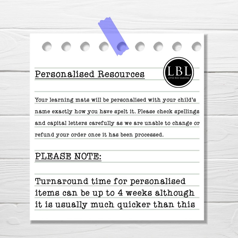 PERSONALISED Speech Sound Learning Mat Stage 2 SALT Speech and Language Therapy Resources for Toddler & Pre-School Speech Delay image 3