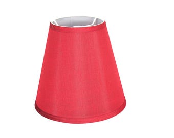 9" Red Empire Lamp Shade