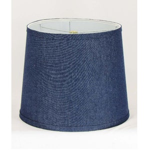 Für Lampenschirm aus blauem Denim