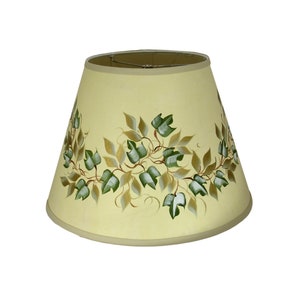 Hand Painted Floral Empire Paper Lamp Shade