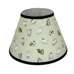 Cat Print Clip-On  Lamp Shade