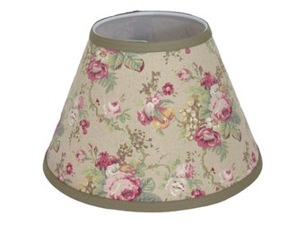 Floral Print Clip-on Lamp Shade