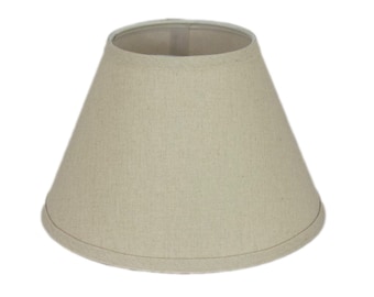 Natural Linen Clip-On Lamp Shade