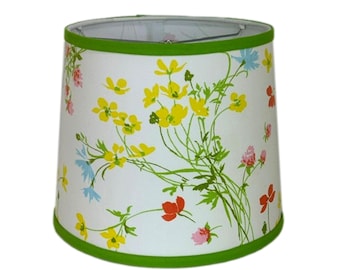 Wildflower Drum Lamp Shade