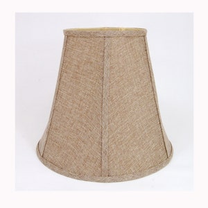 Tan Textured Linen Shade