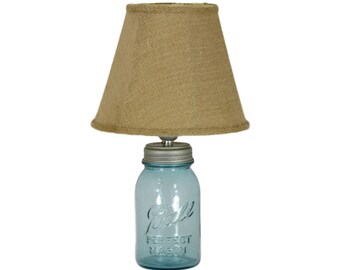 fillable mason jar lamp