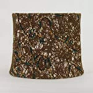 Brown Yarn Looped Drum Shade