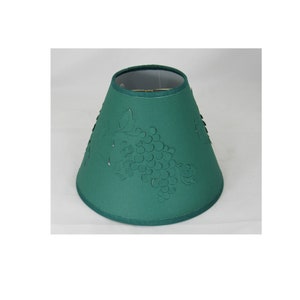 9" Green Paper Clip on Lamp Shade