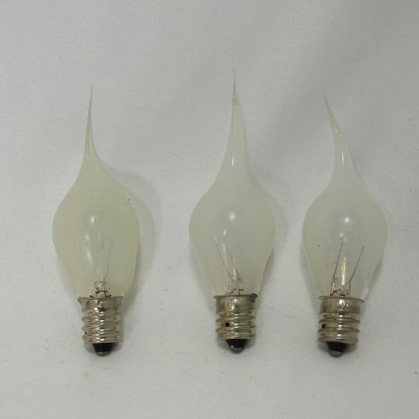 Candelabra Silicone Bulb, 3 piece