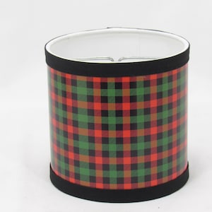 Plaid Paper Print Lamp Shade