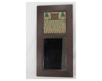 Sampler Framed Mirror Wall Art