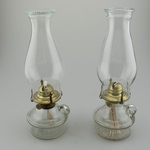 Set of 2 Functional Oil Lamps
