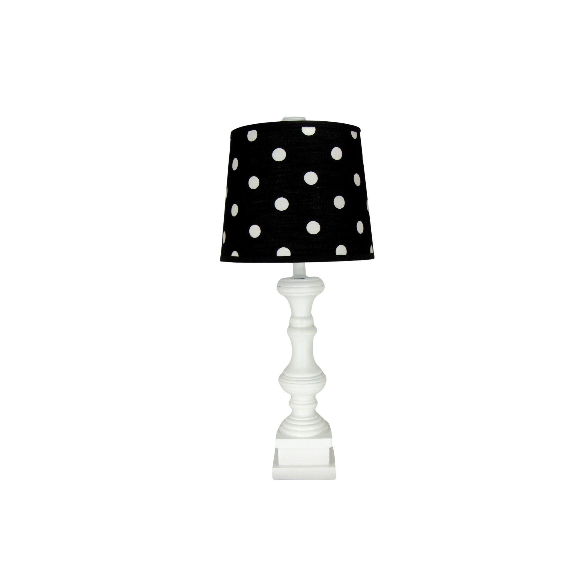 Polka dot table lamp deals
