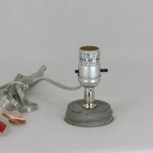 Antique Zinc Mason Jar lid Adapter