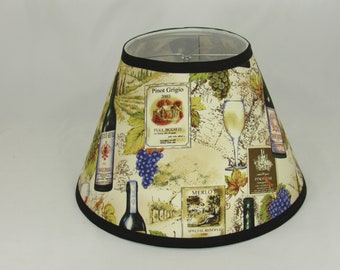 Wine Clip-On Lamp Shade