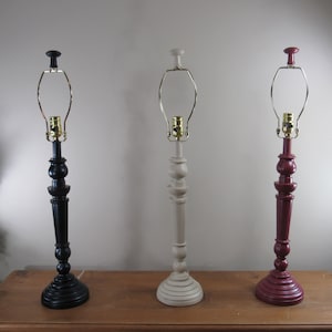 Distressed Table Lamp Base
