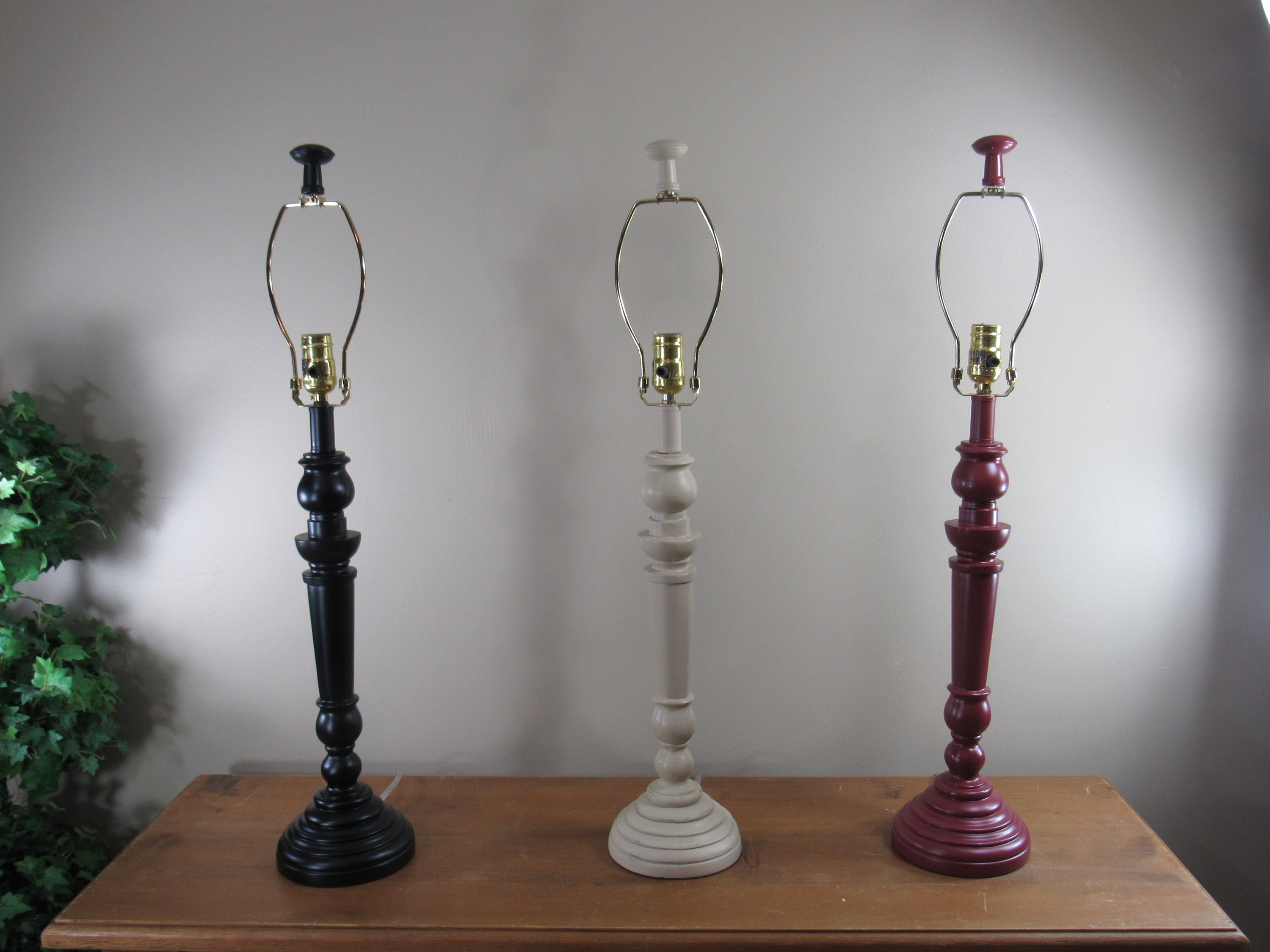 Bobbin lamp base deals