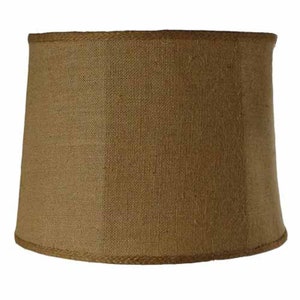 Natural Burlap Lamp Shade=SALE