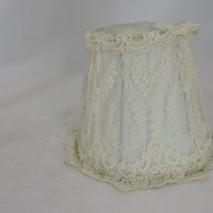 6" Victorian Lace Chandelier Lamp Shade