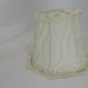 6&quot; Victorian Lace Chandelier Lamp Shade