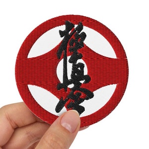 Kyokushin Karate Aufnäher gestickt