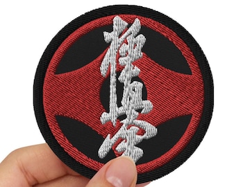 Kyokushin Karate Logo Embroidered Patches