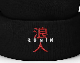 Ronin Cuffed Beanie, Samurai Warrior