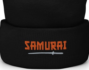 Samurai Beanie Hat, Katana Ronin