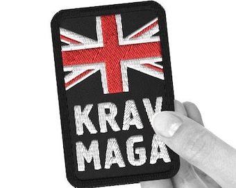 Krav Maga England Gestickte Aufnäher