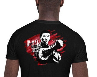 Wing Chun Unisex T-Shirt, backprint Kung Fu