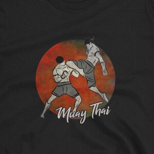 Muay Thai Boxing T Shirt, Boxer Combat Martial Arts image 1
