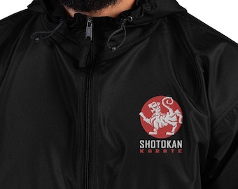 Shotokan Karate Embroidered Original Champion Jacket, Karateka Gift