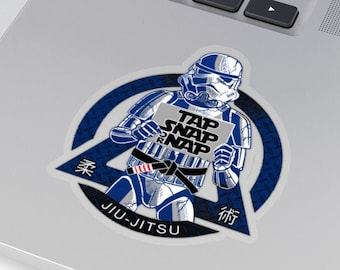 Jiu Jitsu  Sticker, BJJ - Tap Snap or Nap