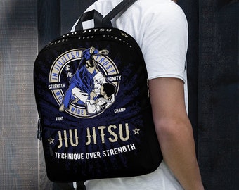 mma Free Hugs Backpack Jiu Jitsu Bjj Funny Original Gift