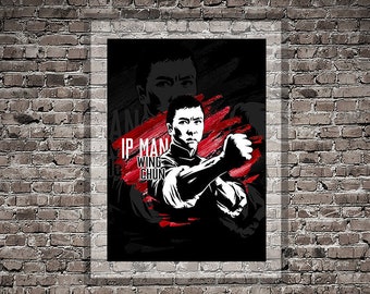 Ip Man Wing Chun Poster: Martial Arts Print