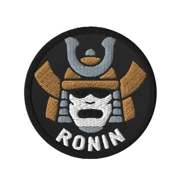 Ronin Embroidered patches, Martial Artist, Biker, Businessman, Security Officer,