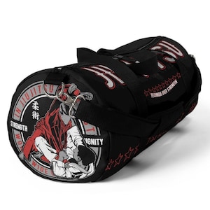 Jiu Jitsu  Duffel Bag, Jiujitsu - Ju Jutsu - Bjj - Brazilian Jitsu - JJ