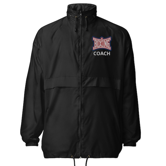 Boxing Coach Jacket Windbreaker - Etsy