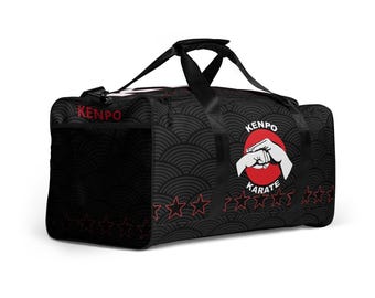 Sac De Sport Kyokushin 50L – Bâche PVC étanche, Logos Kanku, Portage En Sac à Dos