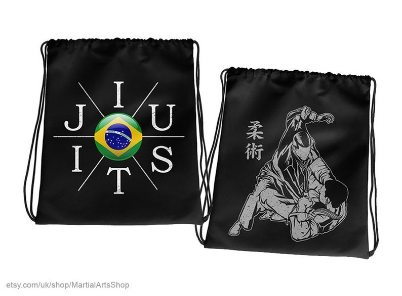 Brazilian Jiu Jitsu Drawstring Bag BJJ Gift Etsy