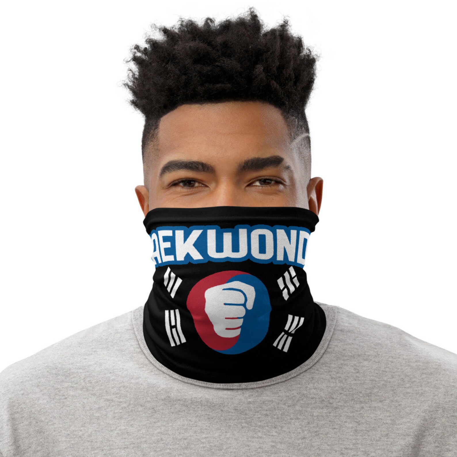 Taekwondo Face Mask Neck Gaiter Headwear Facemask Taekwon Etsy