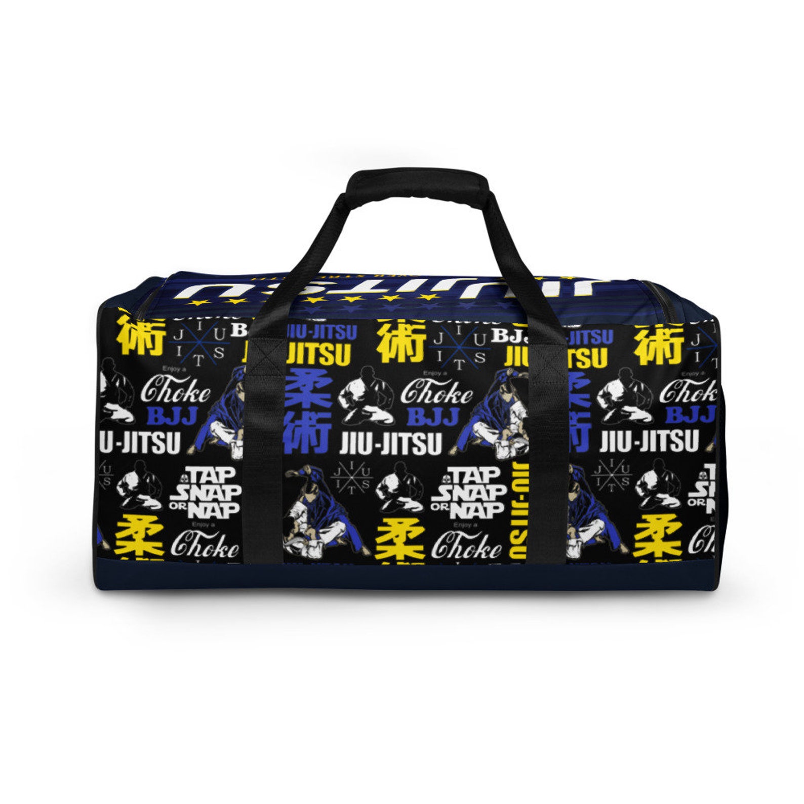 Jiu Jitsu Duffle Bag Technique over strength Jiujitsu Ju Etsy